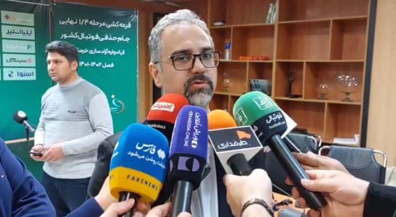 امیرحسین روشنک: تبریز از میزبانی فینال حذفی انصراف رسمی نداده است