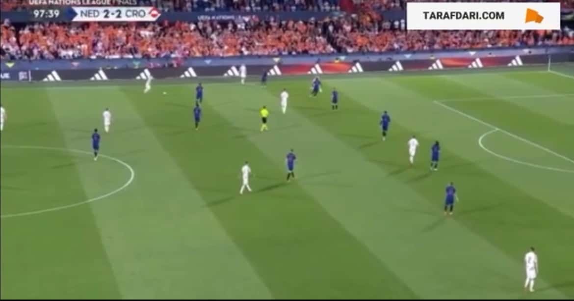 گل زیبای پتکوویچ به هلند ( هلند 2-3 کرواسی)