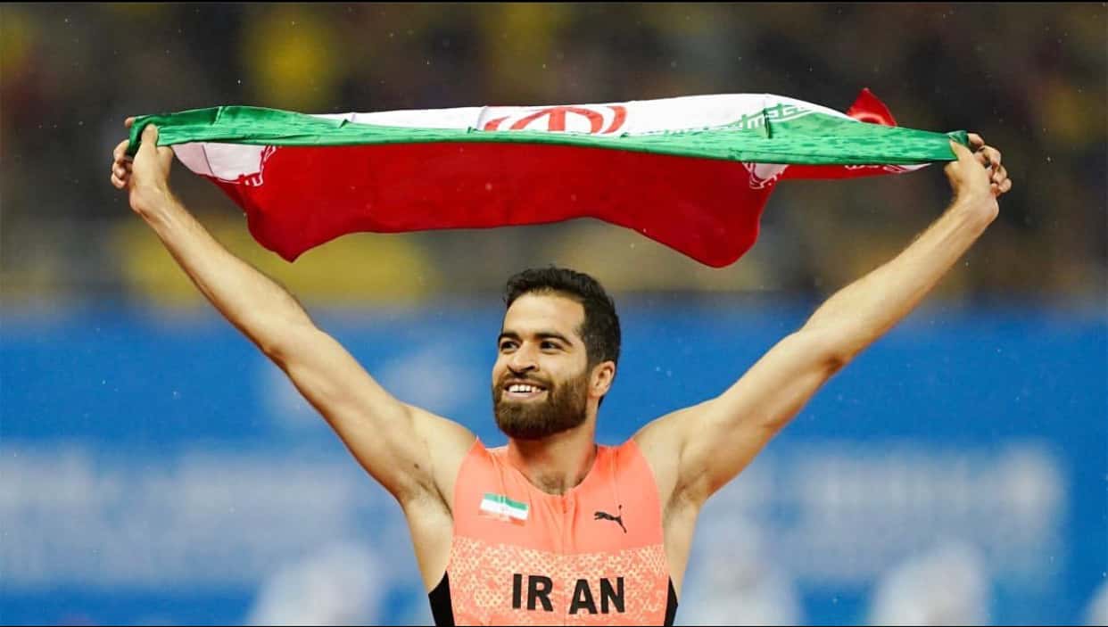 دوومیدانی بین المللی فرانسه| سریع ترین مرد ایران قهرمان شد