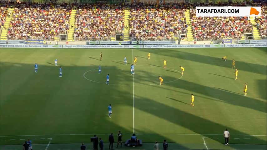 گل های بازی فروزینونه 1-3 ناپولی (سری آ - 2023/24)