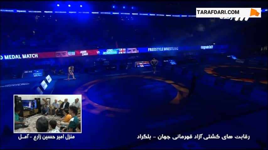 فینال وزن 125 کیلوگرم کشتی آزاد جهان