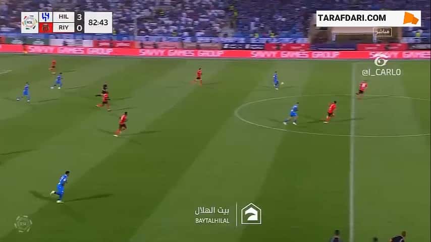 پاس گل نیمار به مالکوم