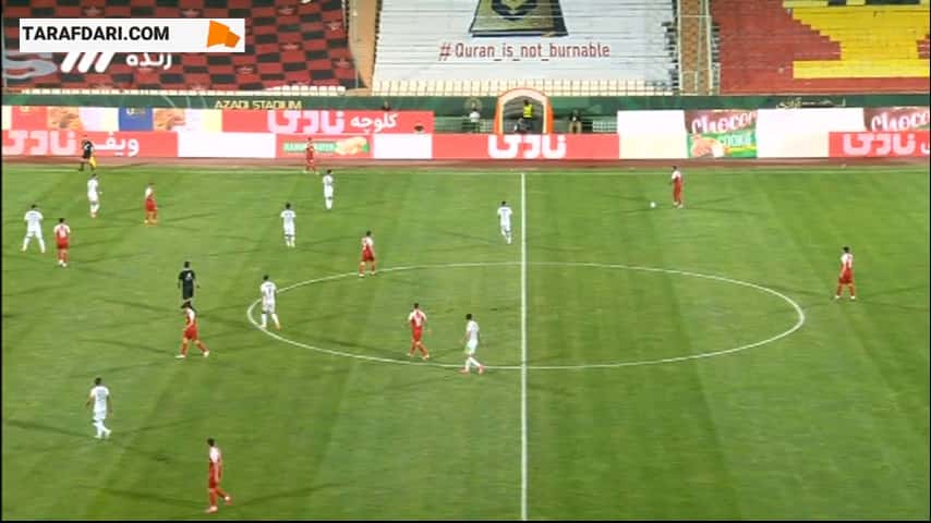 گل علی نعمتی به آلومینیوم اراک (پرسپولیس 1-0 آلومینیوم)