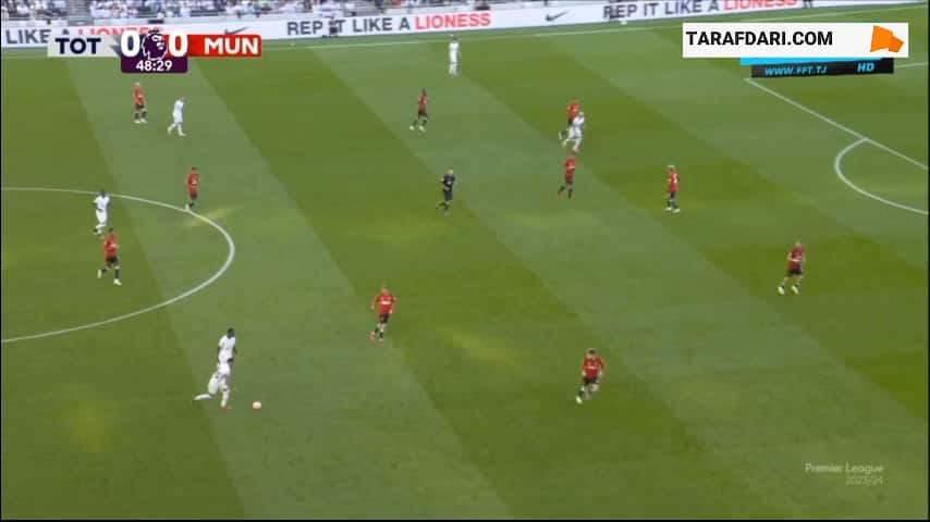 گل پاپه مطر سار به منچستریونایتد (تاتنهام 1-0 منچستریونایتد)