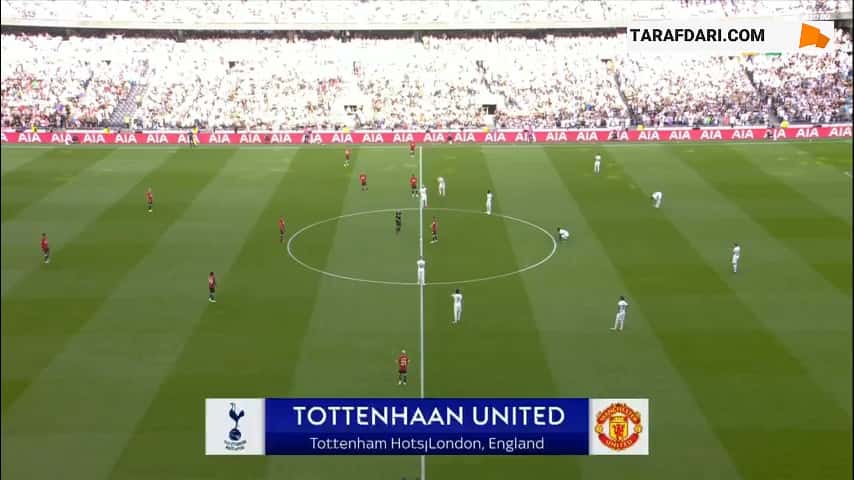 خلاصه بازی تاتنهام 2-0 منچستریونایتد (لیگ برتر انگلیس - 2023/24)