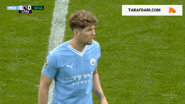 گل زیبای ارلینگ هالند به برایتون روی اشتباه بازیکن این تیم (منچستر سیتی 2-0 برایتون)