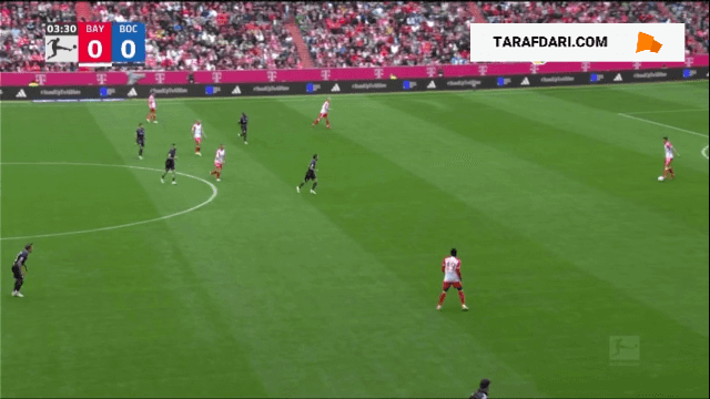 گل اریک ماکسیم چوپوموتینگ به بوخوم (بایرن مونیخ 1-0 بوخوم)