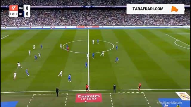 گل بورخا مایورال به رئال مادرید (رئال مادرید 0-1 ختافه)