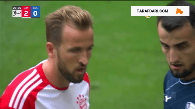 گل ماتیاس دلیخت به بوخوم (بایرن مونیخ 3-0 بوخوم)