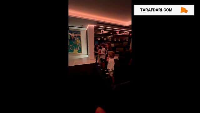 سرخیو راموس و بازی کردن با فرزندانش / فیلم