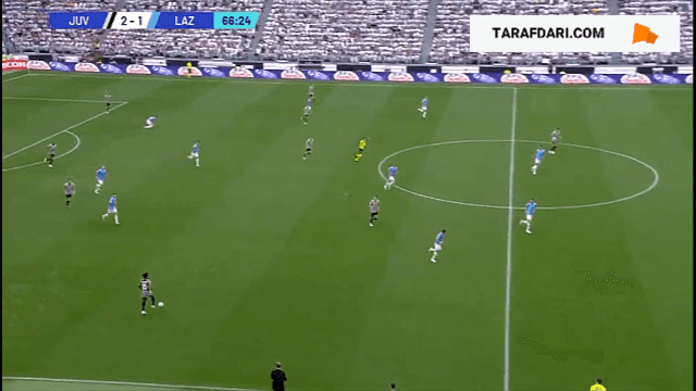 گل دوم و زیبای ولاهوویچ به لاتزیو (یوونتوس 3-1 لاتزیو)
