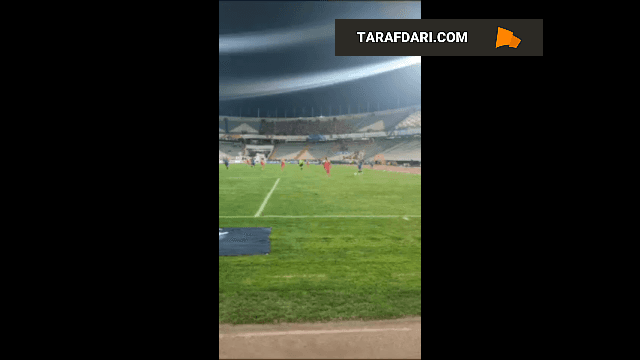 صحنه مشکوک بازی پرسپولیس و گل گهر