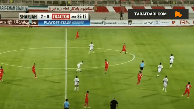 گل هاشم نژاد به الشارجه (تراکتور 1-2 الشارجه)
