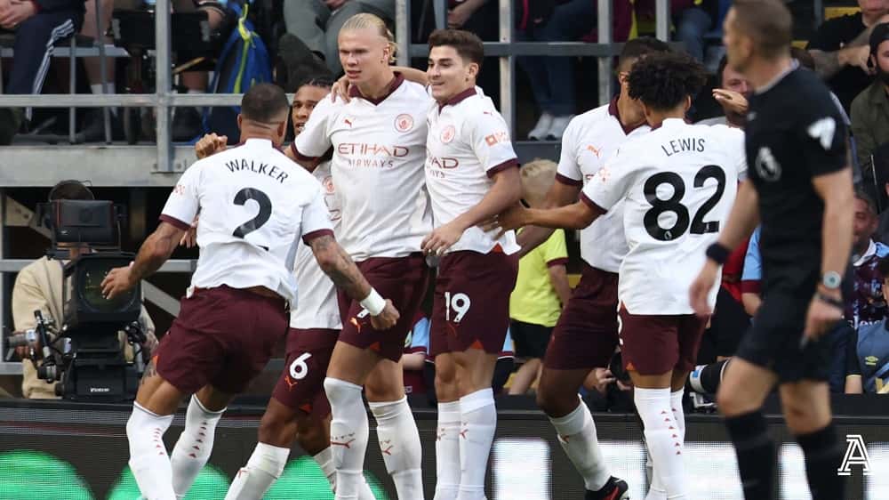 ارلینگ هالند اولین گلزن لیگ برتر انگلیس در فصل 24-2023 / عکس