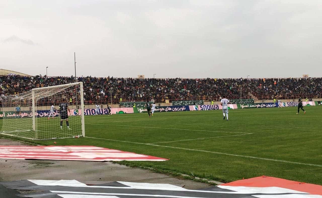 شمس آذر 2-2 استقلال؛ حیف از جذابیت و هیجان بازی با این پخش زنده افتضاح!