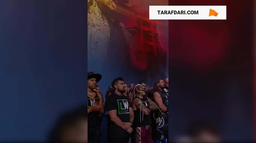 اشک های ستارگان WWE در غم از دست دادن بری وایت / فیلم