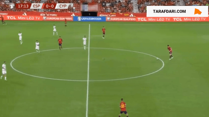 گل گاوی به قبرس (اسپانیا 1-0 قبرس)