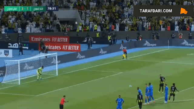پنالتی از دست رفته کریم بنزما مقابل الهلال (الاتحاد عربستان 1-3 الهلال عربستان)