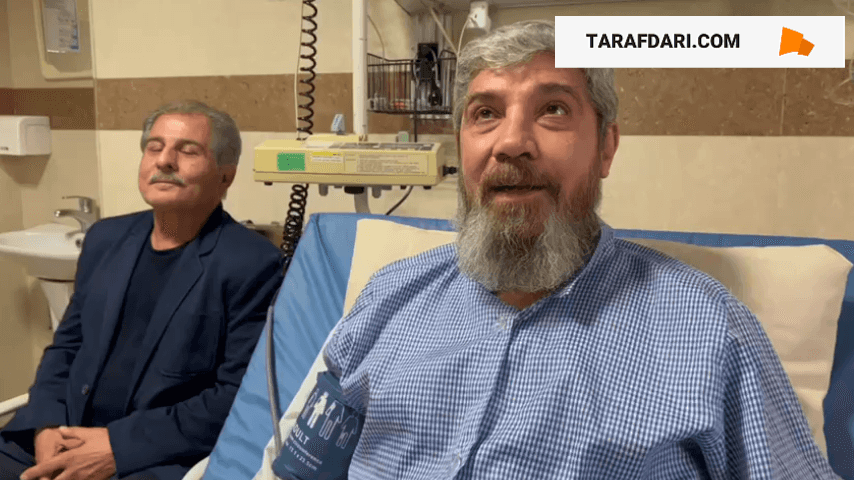 مجتبی محرمی در بیمارستان