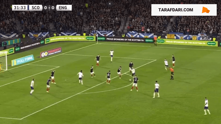 گل فیل فودن به اسکاتلند (اسکاتلند 0-1 انگلیس)