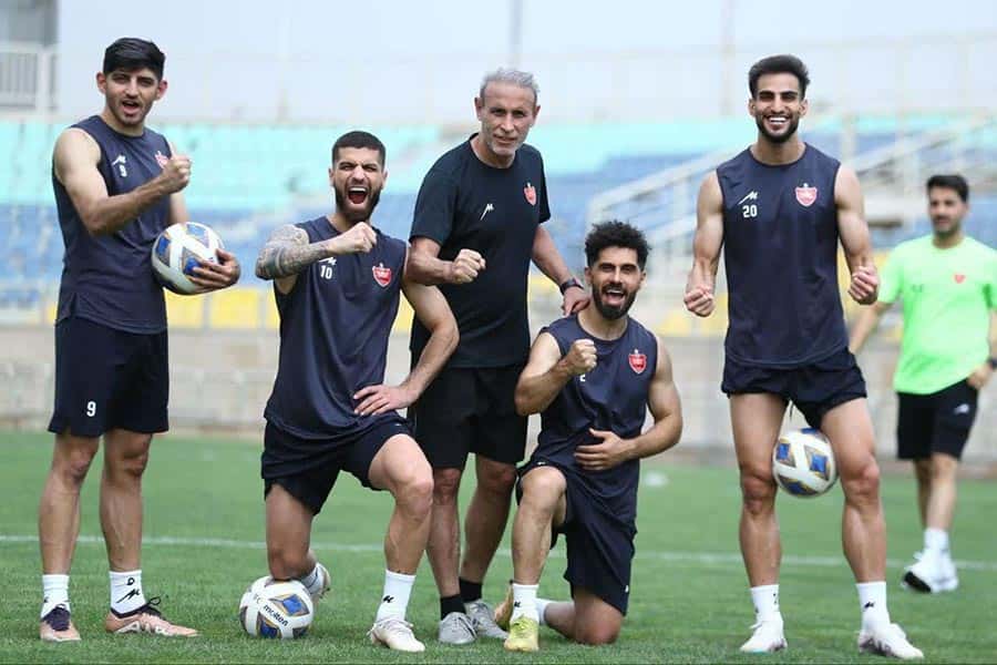تمرین و ریکاوری پرسپولیس در غیاب بیرانوند