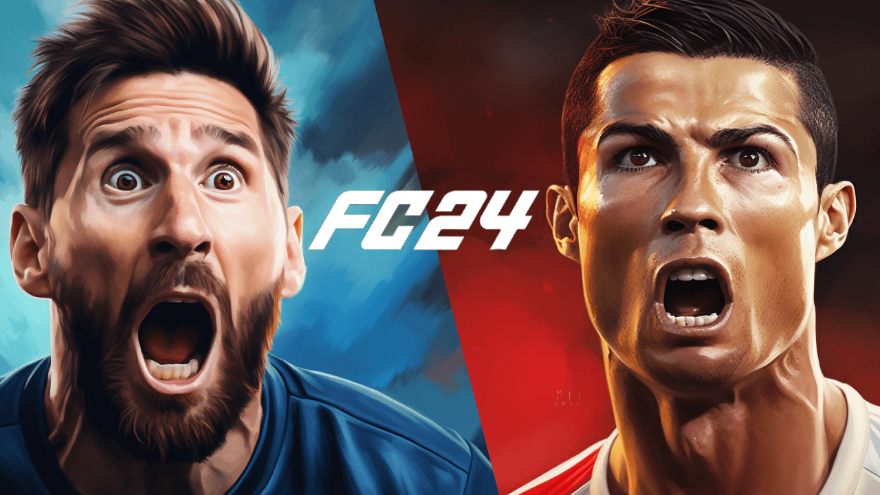 اوورال لیونل مسی و کریستیانو رونالدو در EA Sports FC24
