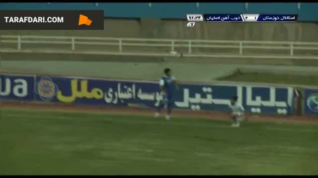 گل دوم ذوب آهن به استقلال خوزستان