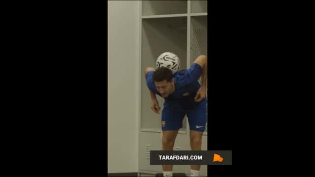 مهارت جالب روبرت لواندوفسکی با پیراهن بارسلونا / فیلم
