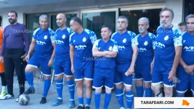 دیدار پیشکسوتان استقلال با تیم خبرنگاران