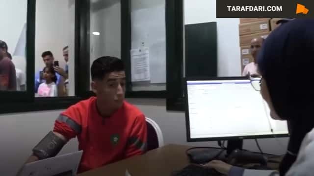 اهدای خون بازیکنان تیم ملی مراکش