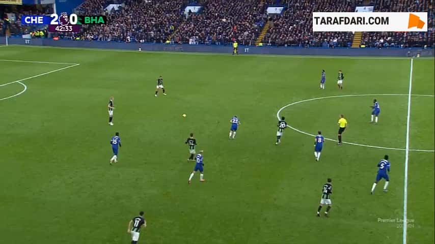 گل زیبای فاکوندو بونانوته به چلسی (چلسی 2-1 برایتون)
