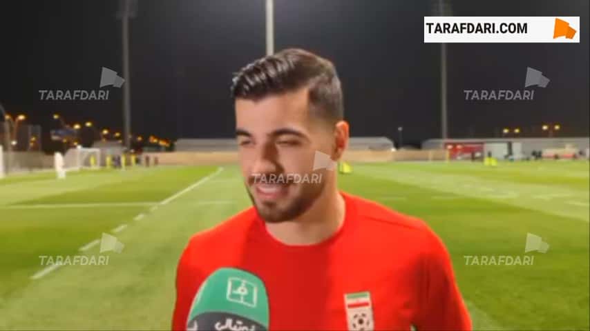 سعید عزت اللهی: طی هماهنگی با هتل در تمام اوقات ویدیوی بازی حریفانمان را در تلویزیون ها می بینیم / فیلم