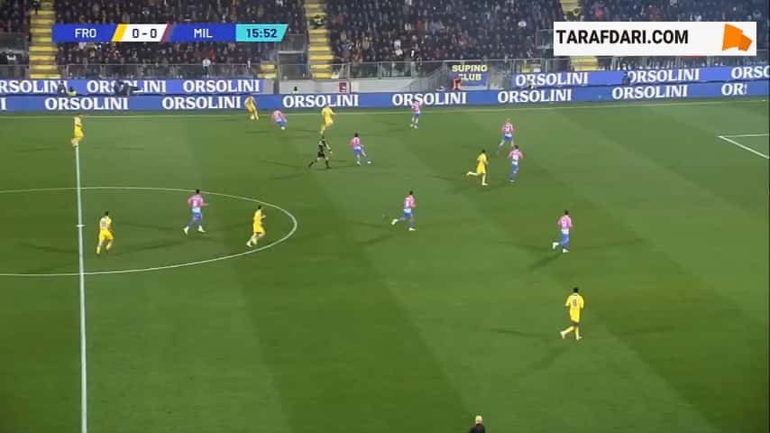 گل اولیویه ژیرو به فروزینونه (فروزینونه 0-1 میلان)