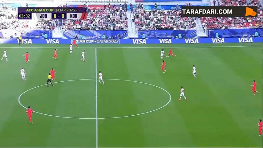 خلاصه بازی اردن 2-2 کره جنوبی (جام ملت های آسیا - 2023)