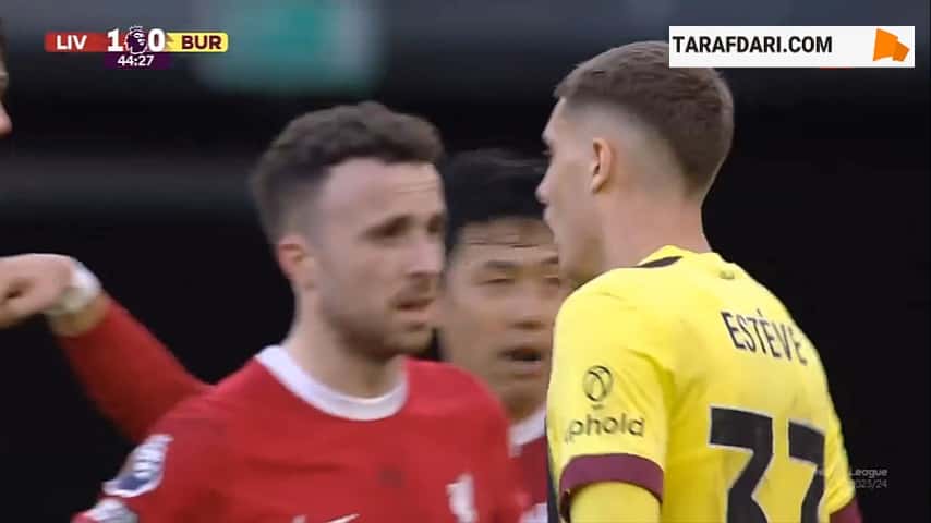 گل دارا اوشی به لیورپول (لیورپول 1-1 برنلی)