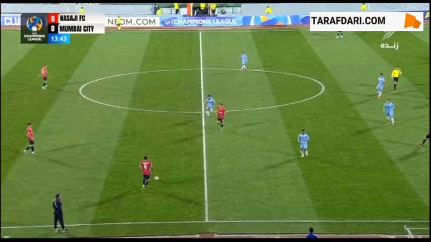 گل محمدرضا آزادی به مومبای سیتی و خوشحالی رونالدویی این بازیکن (نساجی 1-0 مومبای سیتی)