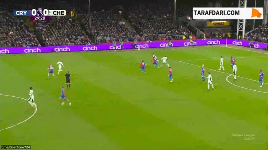 گل زیبای جفرسون لرما به چلسی (کریستال پالاس 1-0 چلسی)