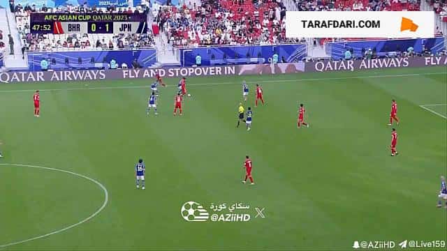 گل تاکه فوسا کوبو به بحرین (بحرین 0-2 ژاپن)