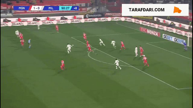 گل دنی موتا به میلان (مونتزا 2-0 میلان)
