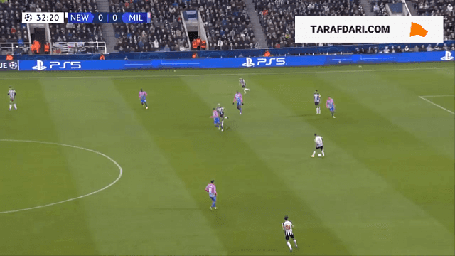 گل زیبای ژوئلینتون به میلان (نیوکاسل 1-0 میلان)
