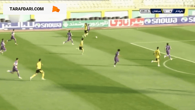 گل شهریار مغانلو به هوادار (هوادار 0-2 سپاهان)