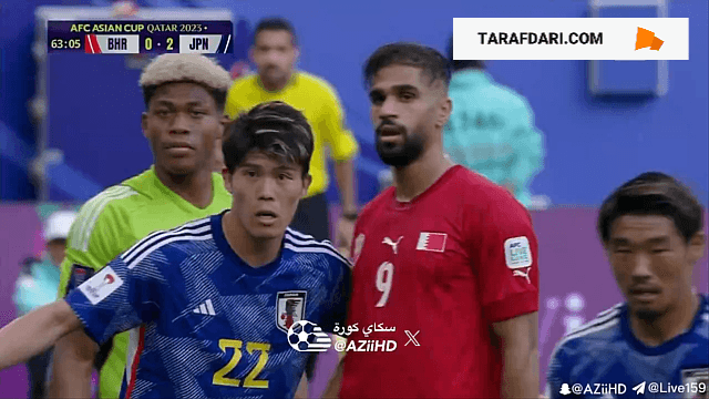 گل به خودی یوئدا مقابل بحرین (بحرین 1-2 ژاپن)