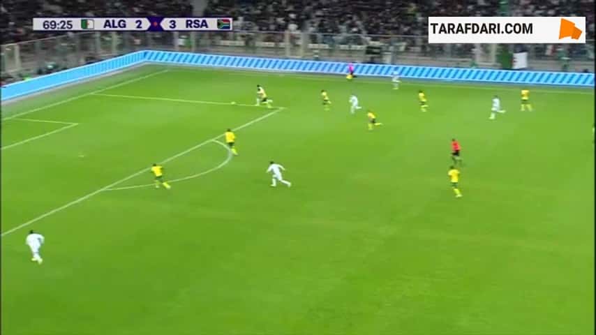 الجزایر 3-3 آفریقای جنوبی
