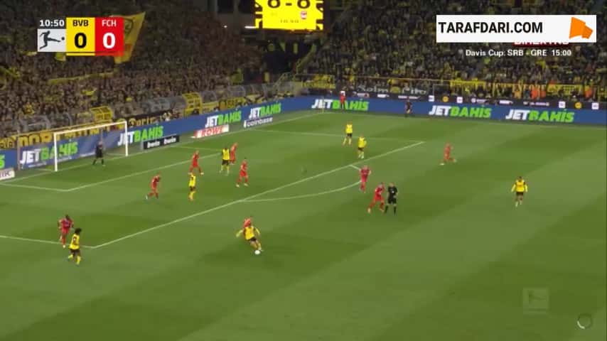 گل دونیل مالن به هایدنهایم (دورتموند 1-0 هایدنهایم)