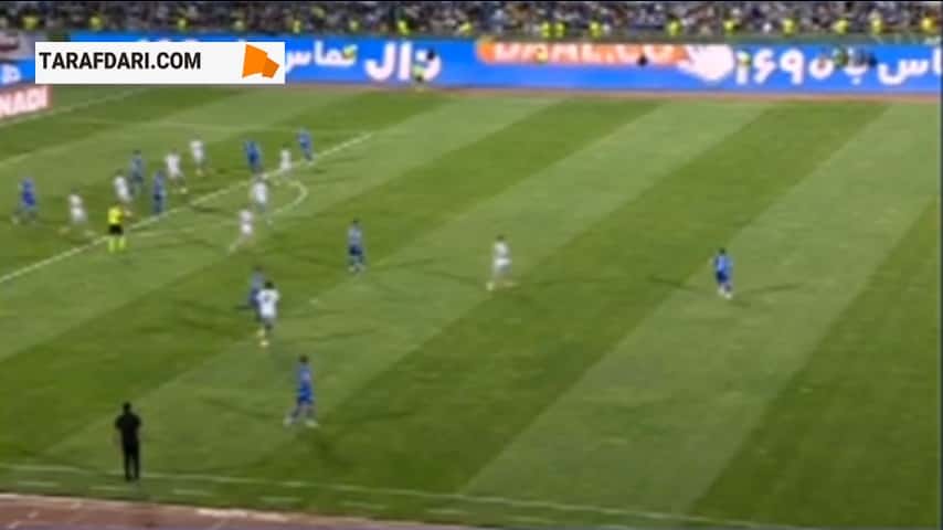 گل روزبه چشمی به گل گهر (استقلال 1-0 گل گهر)