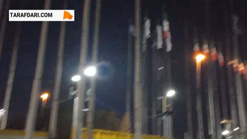 گزارش از حال و هوای آزادی در آستانه بازی پرسپولیس ملوان؛ از وزش شدید باد تا گرم کردن بازیکنان دو تیم / فیلم