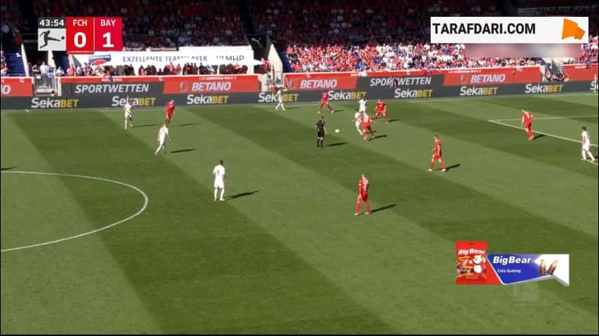 گل سرژ گنابری به هایدنهایم (هایدنهایم 0-2 بایرن مونیخ)
