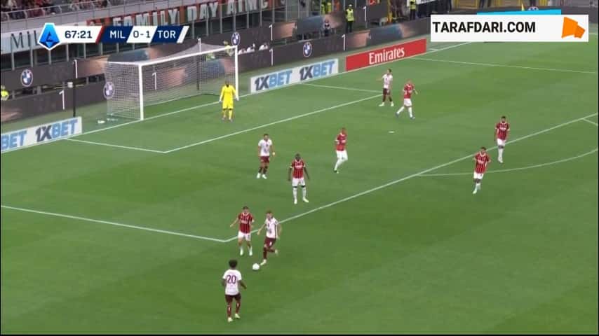 گل دوان زاپاتا به میلان (میلان 0-2 تورینو)
