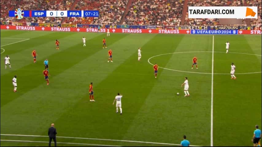 خطای ناچو بر روی کولو موانی در نیمه نهایی یورو 2024