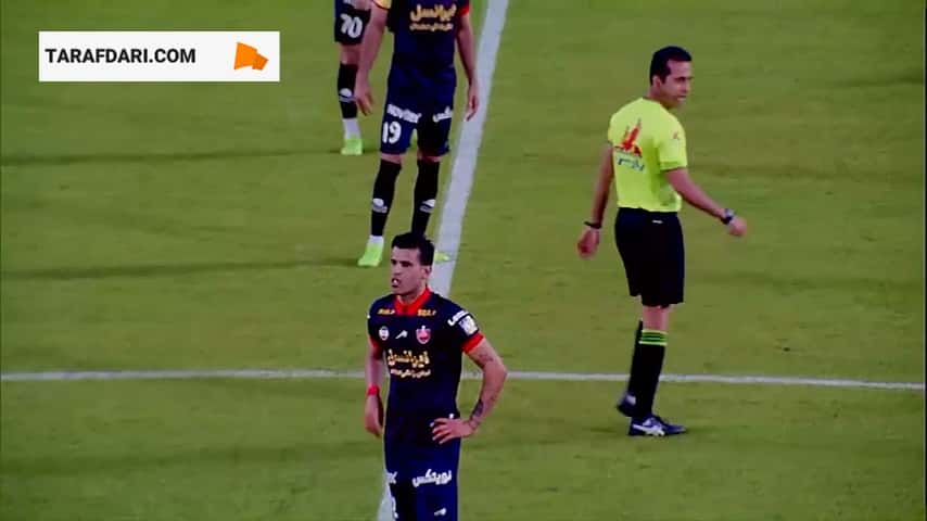 خلاصه بازی نساجی 1-2 پرسپولیس (لیگ برتر ایران - 1402/03)